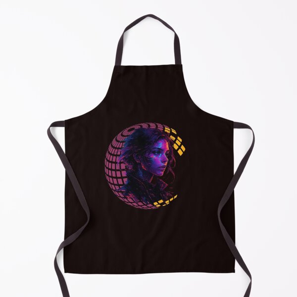 Item preview, Neon Glitchcore Portrait – Futuristic Cyberpunk Art designed and sold by Tadeusz1.
