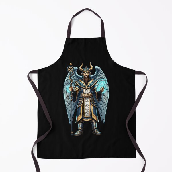 Item preview, The Ancient Guardian - Angelic Viking Sage with Tablet of Runes designed and sold by Dakson Design - Fantasy Art.