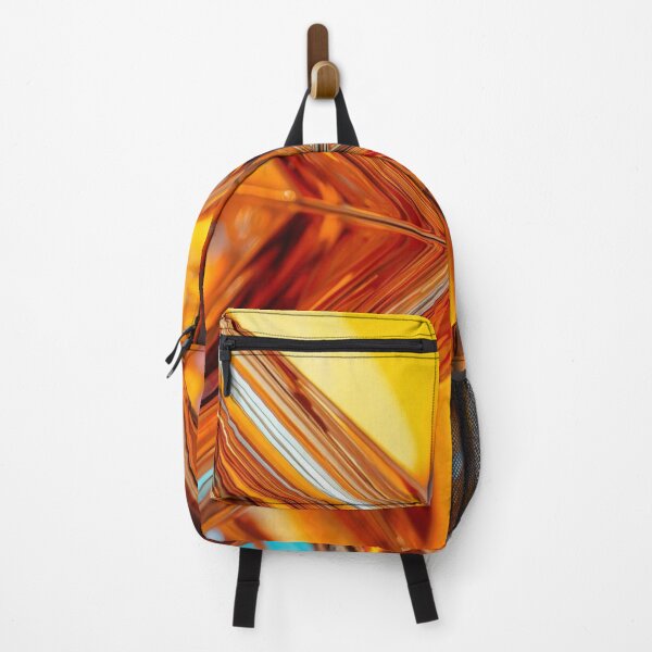 Item preview, Glossy Orange and Gold Modern Abstract Chrome Geometric designed and sold by Harmonic_Layers.