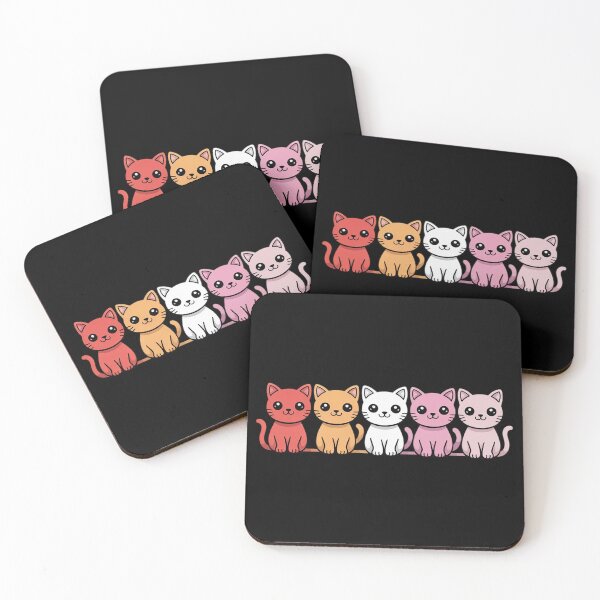Item preview, Lesbian Flag Gay Pride LGBTQ Cats cute lesbian cat Men Women  designed and sold by Charidana.