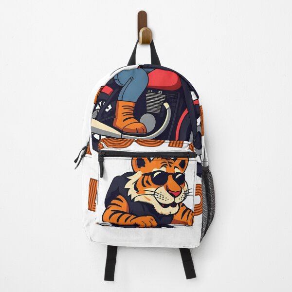 Item preview, Wild Rider Tiger Motorcycle Streetwear Tee designed and sold by Jamesteeshop09.