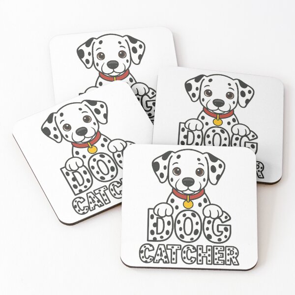 Item preview, Dog Catcher Funny Dalmatian Pun designed and sold by Tim Mendy.