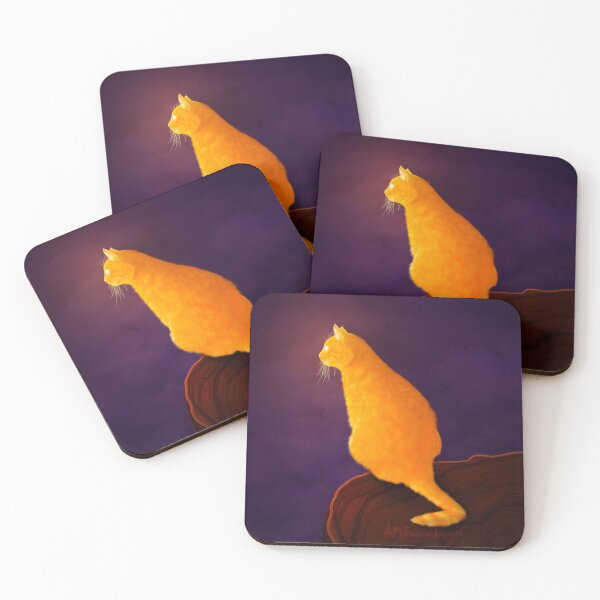 Item preview, Light Shines Brightest in the Dark Cat (No Words Only Background) designed and sold by Transcendragons.