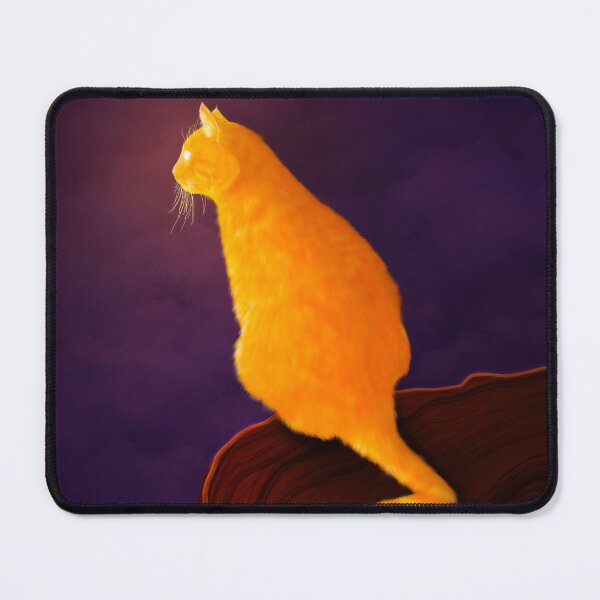 Item preview, Light Shines Brightest in the Dark Cat (No Words Only Background) designed and sold by Transcendragons.
