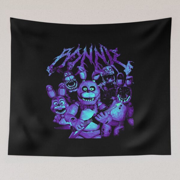 Item preview, Bonnie metal parody tee fnaf designed and sold by TacomaStuu.