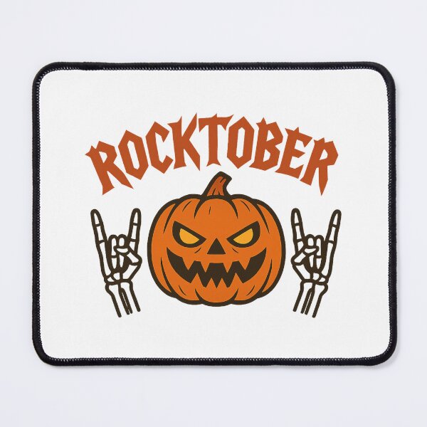 Item preview, Rocktober Funny Pumpkin Rock On Halloween designed and sold by Ruby River.