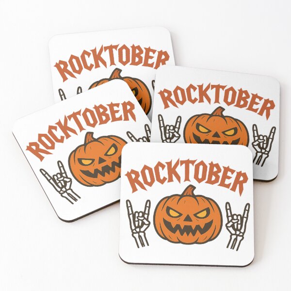Item preview, Rocktober Funny Pumpkin Rock On Halloween designed and sold by Ruby River.