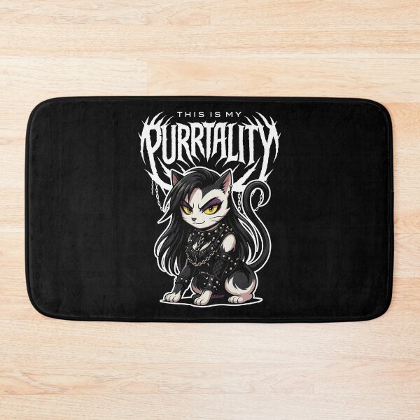 Item preview, This Is My Purrtality Ripley Cat designed and sold by GhoulishGraphX.