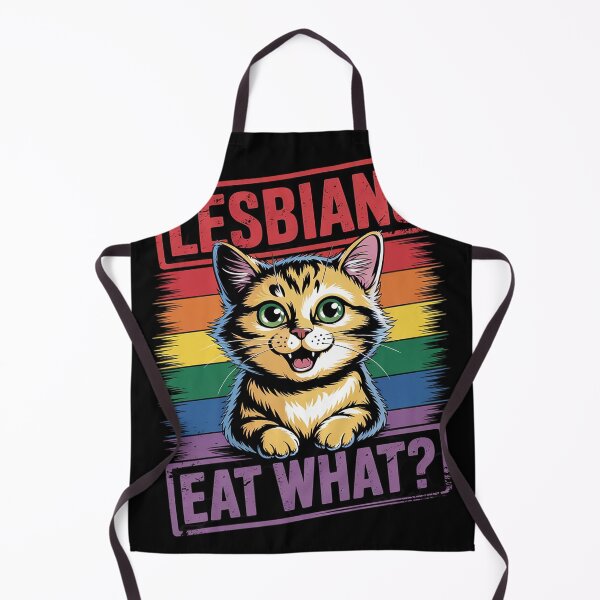 Item preview, Lesbians Eat What Cat  Humor Pun LGBTQ Pride Flag Women T  designed and sold by Charidana.