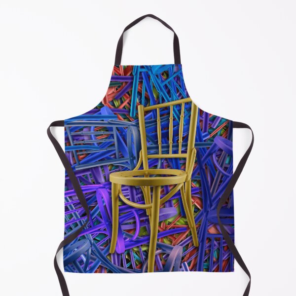 Item preview, Abstract coloured vintage chairs designed and sold by Dreamscape Eclectic .