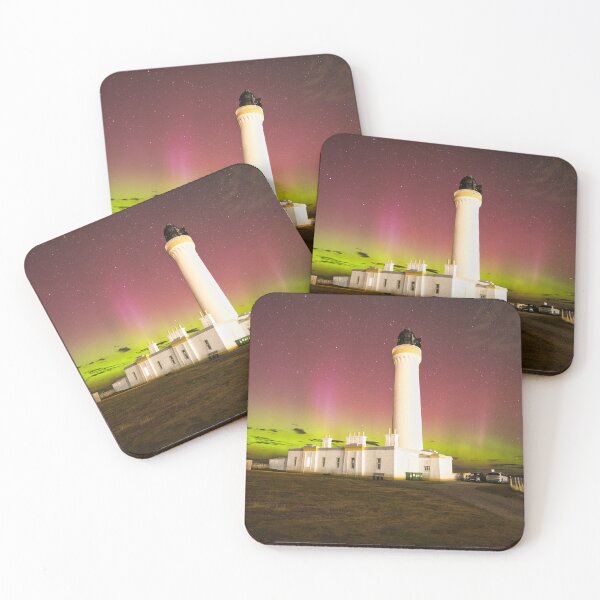 Item preview, Aurora over Covesea Lighthouse designed and sold by Derren Jones.