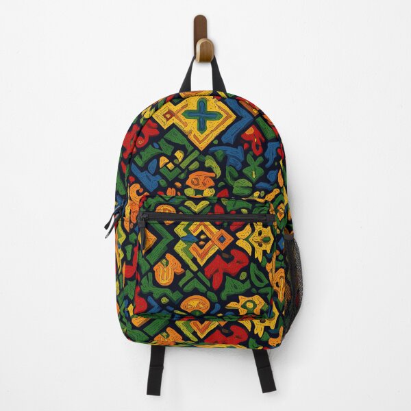 Item preview, Colorful Abstract Geometric Medieval Folk Art Pattern. designed and sold by Piotrek0001.