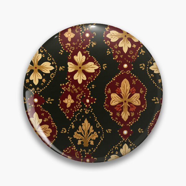 Item preview, Antique Damask with Faded Gold and Burgundy Hues. designed and sold by Piotrek0001.