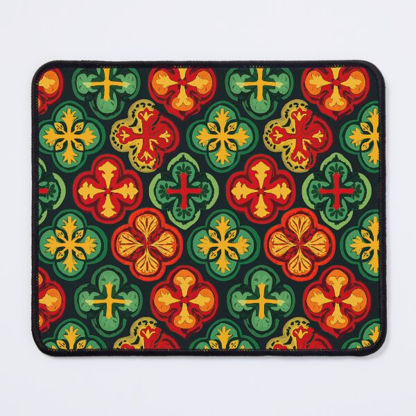 Item preview, Colorful Geometric Crosses in Stained Glass Style. designed and sold by Piotrek0001.