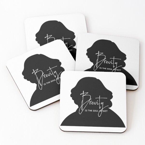Item preview, "Brevity is the Soul of Wit" - Shakespeare (Black Version) designed and sold by JammyInkDesigns.
