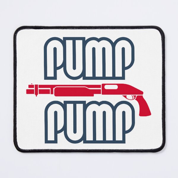 Item preview, Pump Pump Action Shotgun | Red and Navy designed and sold by UNK-Fatigues.