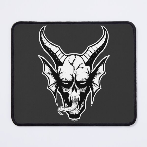 Item preview, Hellish Demon Monochrome designed and sold by Dark-Inks.