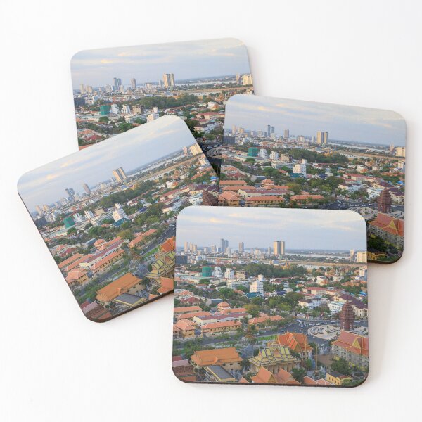 Artikelvorschau, Hauptstadt Skyline Stadtbild Phnom Penh Kambodscha entworfen und verkauft von Kevin Miller Photography.