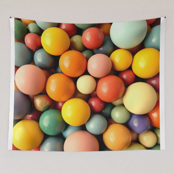 Item preview, various sizes colors of balls  in abstract  designed and sold by SmashingDeals.