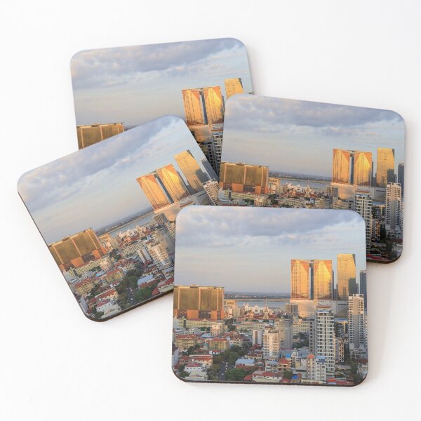 Artikelvorschau, Hauptstadt Skyline Stadtbild Phnom Penh Kambodscha entworfen und verkauft von Kevin Miller Photography.
