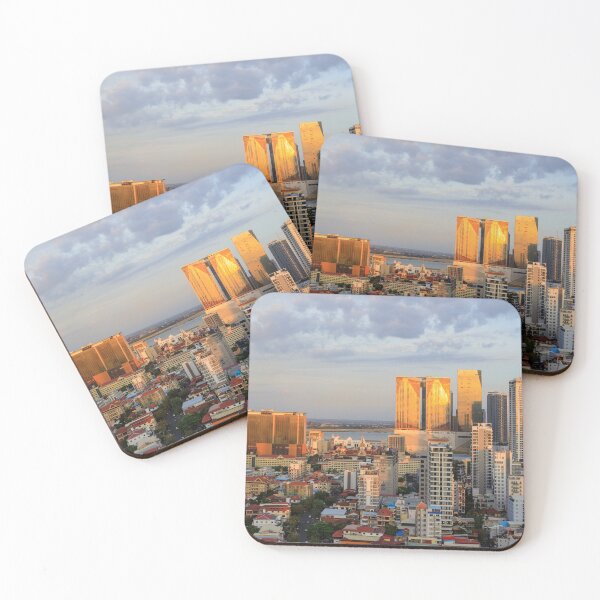 Artikelvorschau, Hauptstadt Skyline Stadtbild Phnom Penh Kambodscha entworfen und verkauft von Kevin Miller Photography.