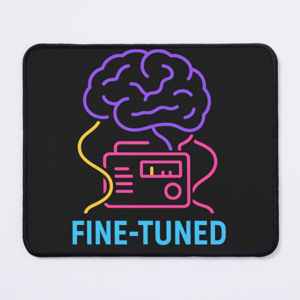 Item preview, Fine-Tuned Brain Radio Graphic designed and sold by NeonStack.