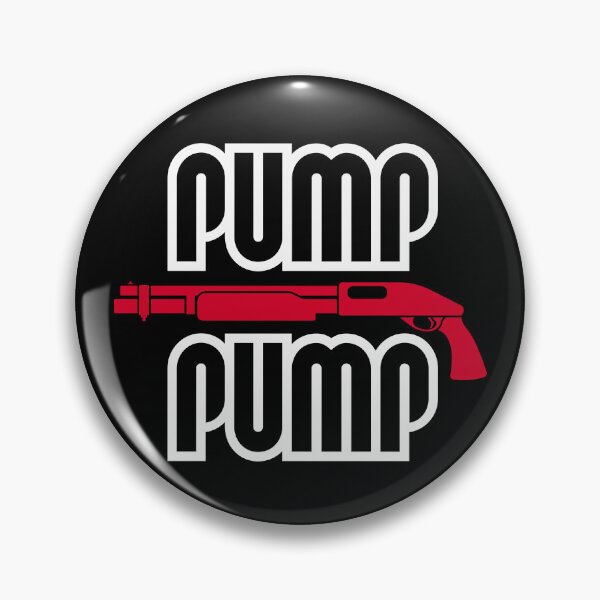Artikelvorschau, Pump Pump Action Schrotflinte | Rot und Weiß entworfen und verkauft von UNK-Fatigues.