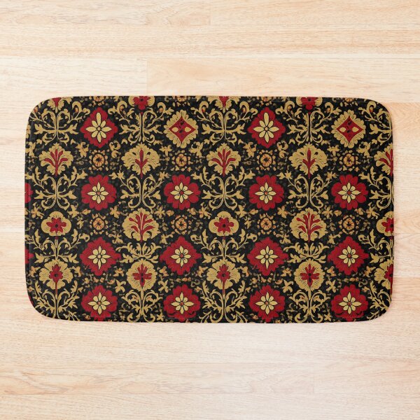 Item preview, Elegant Vintage Floral Damask in Red and Gold. designed and sold by Piotrek0001.