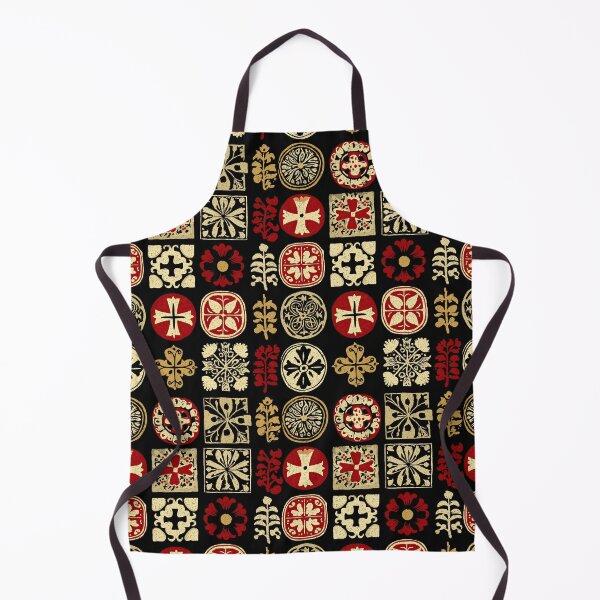 Item preview, Ancient Medieval Symbols in a Block Print Pattern. designed and sold by Piotrek0001.