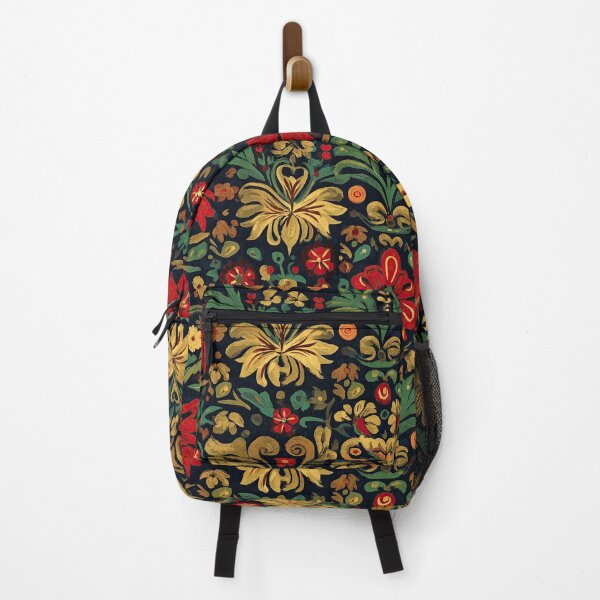 Item preview, Lush Baroque Floral Garden on Dark Background. designed and sold by Piotrek0001.