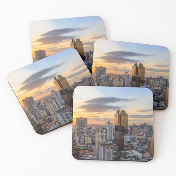 Artikelvorschau, Hauptstadt Skyline Stadtbild Phnom Penh Kambodscha entworfen und verkauft von Kevin Miller Photography.