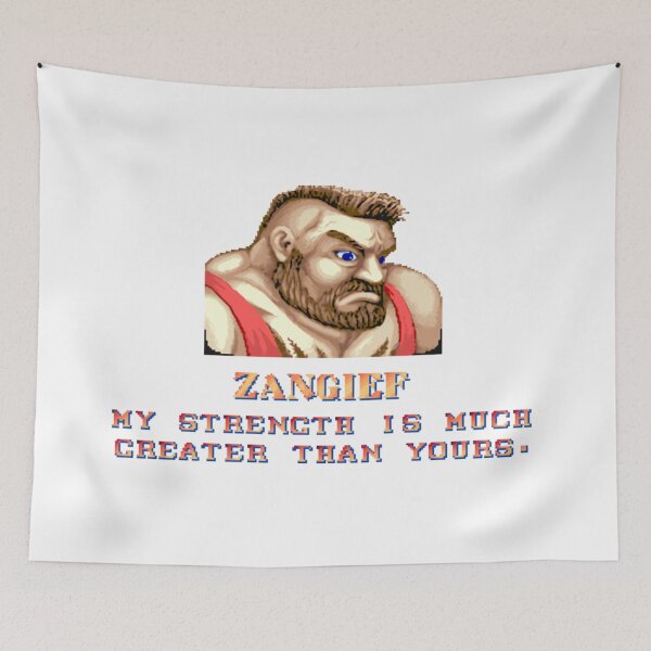 Item preview, Zangief Retro Pixel Art Street Fighter designed and sold by PixelArena Gaming.