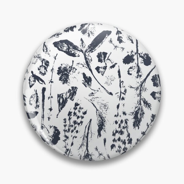 Item preview, Garden Herbs Relief Print Pattern - Botanical Design  designed and sold by ByLeesh.