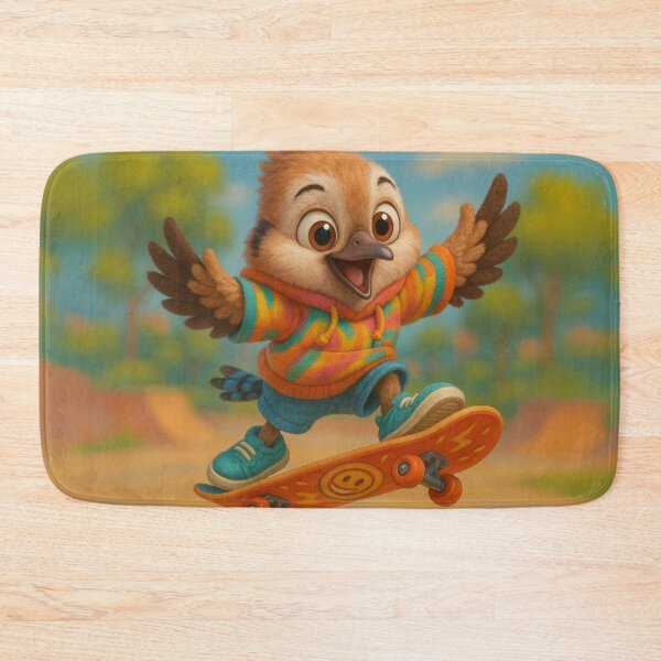 Item preview, Skater Eurasian Jay designed and sold by Sillytoe.