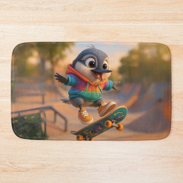 Item preview, Skater Eurasian Nuthatch designed and sold by Sillytoe.