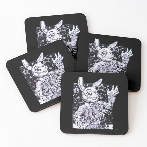 Item preview, Fnaf Security Breach Vanny Joker Black And White designed and sold by TacomaStuu.