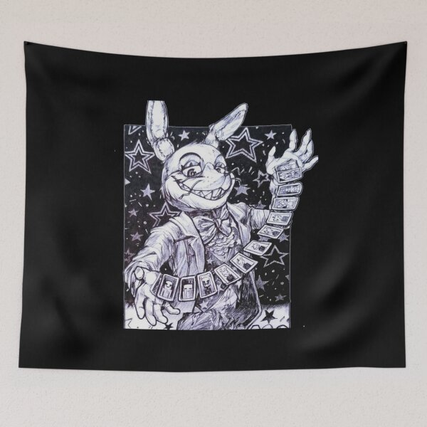 Item preview, Fnaf Security Breach Vanny Joker Black And White designed and sold by TacomaStuu.