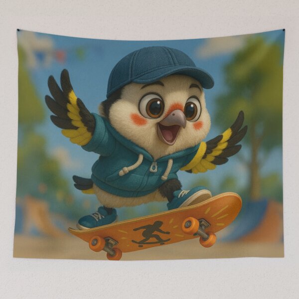 Item preview, Skater European Goldfinch Finch designed and sold by Sillytoe.