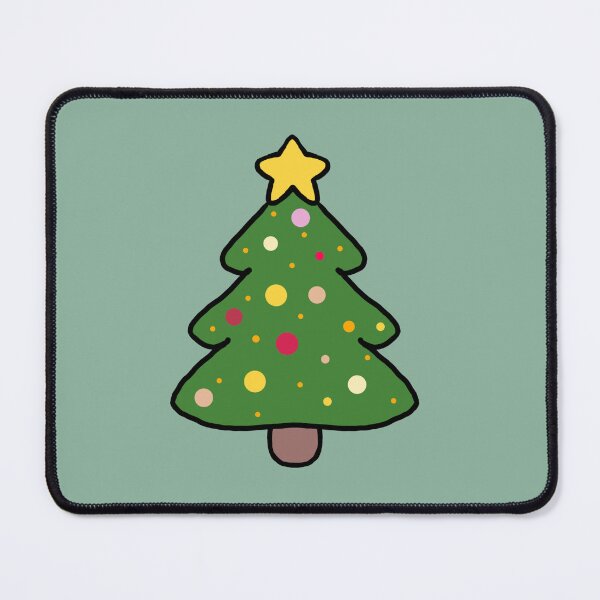 Item preview, Christmas Tree with Star and Ornaments Cute Design. designed and sold by Teenidesign .