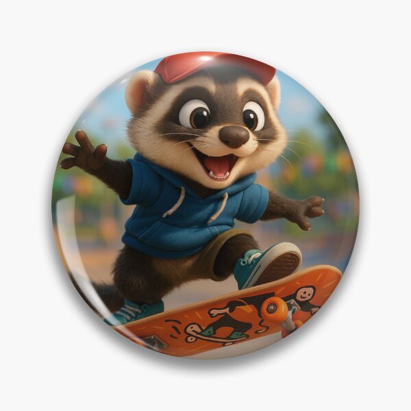 Item preview, Skater European Polecat Ferret designed and sold by Sillytoe.