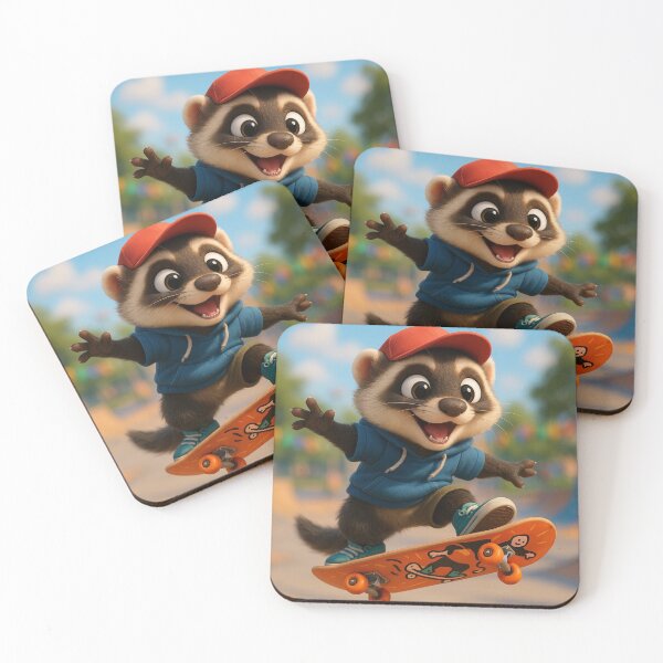 Item preview, Skater European Polecat Ferret designed and sold by Sillytoe.