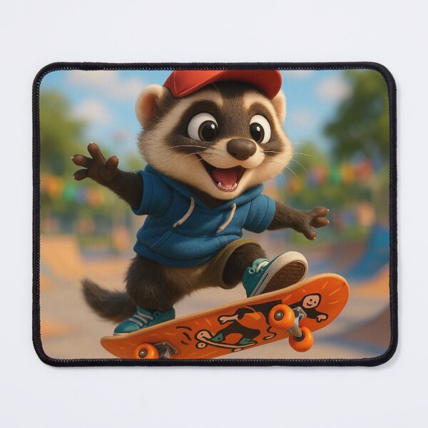 Item preview, Skater European Polecat Ferret designed and sold by Sillytoe.