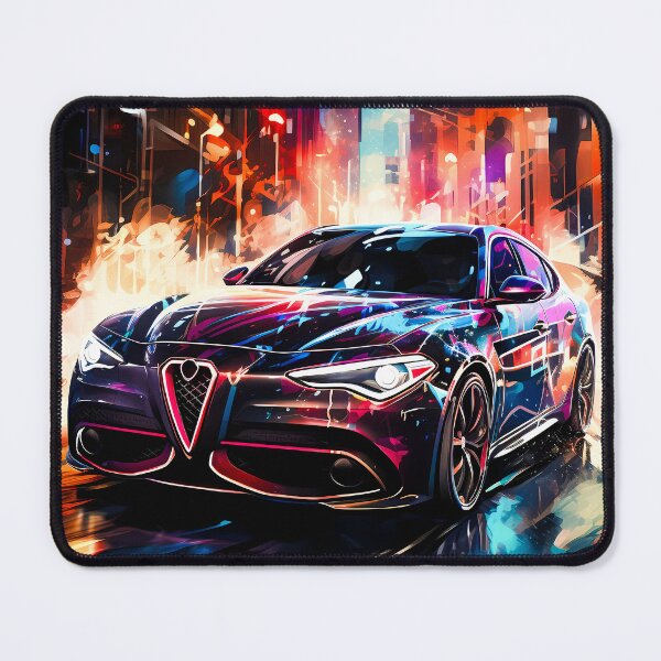 Item preview, Urban Nightscape Highlights This Dynamic Sports Sedan On Move designed and sold by RevUpDesign.