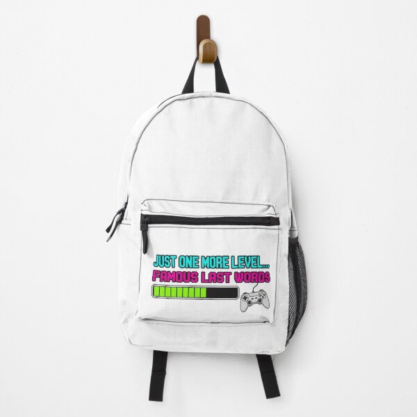 Item preview, Just One More Level Famous Last Words Funny Gamer apparel designed and sold by TeaShirtZ.