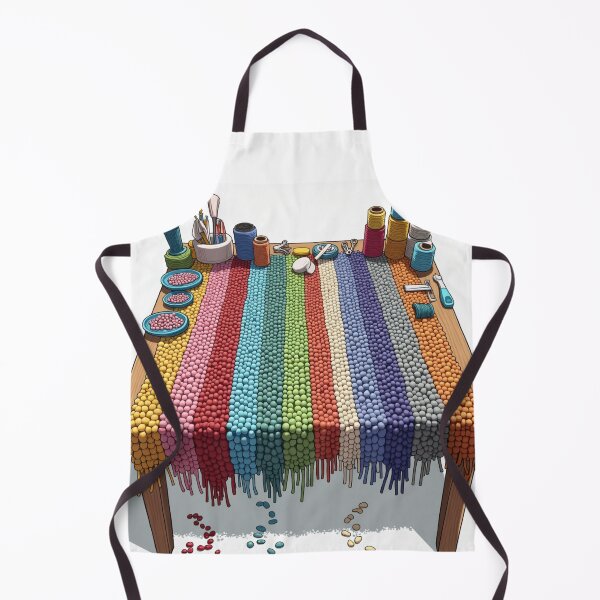 Item preview, Colorfully Beaded Craft Table designed and sold by Byou22.