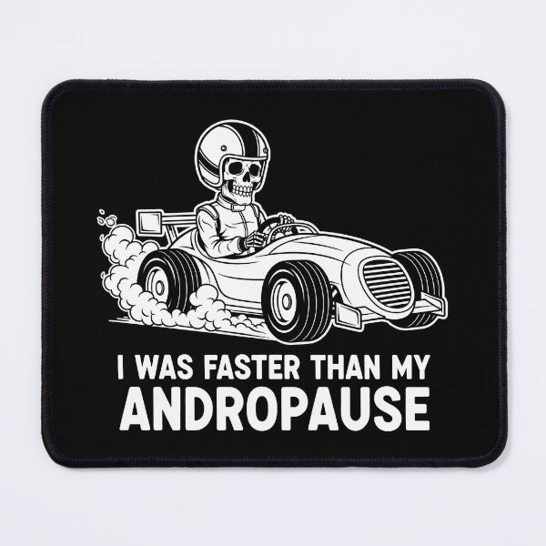 Item preview, Skeleton Racer in Helmet with Fast Car Humor designed and sold by SplashTastic.