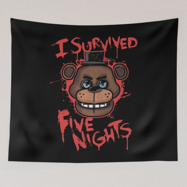 Item preview, I Survived Five Nights At Freddy_s Pizzeria designed and sold by TacomaStuu.