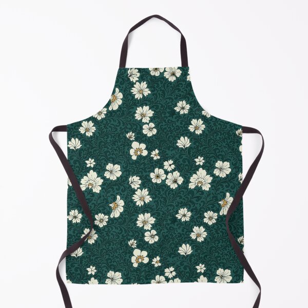 Item preview, Romantic Floral Flourish - emerald designed and sold by space-kitten.