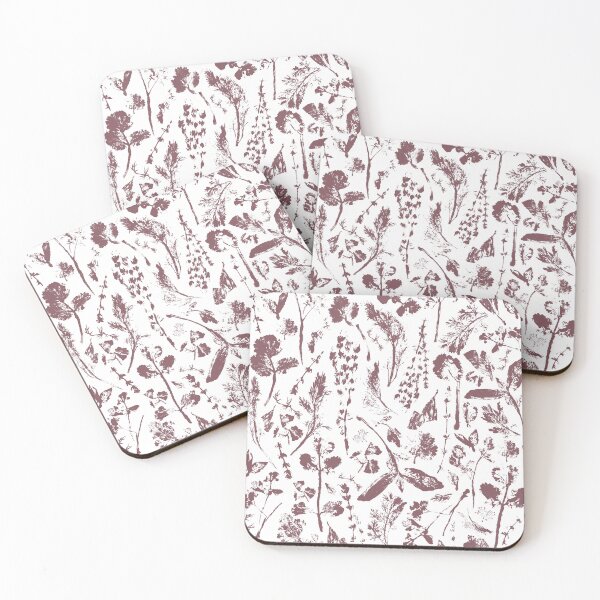 Item preview, Garden Herbs Relief Print Pattern - Botanical Design (Earthy) designed and sold by ByLeesh.