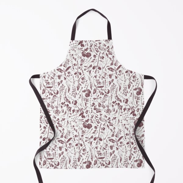 Item preview, Garden Herbs Relief Print Pattern - Botanical Design (Earthy) designed and sold by ByLeesh.